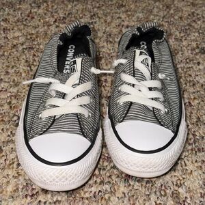 Converse Chuck Taylor All Star Shoreline slip-on sneakers size 6 pinstripe